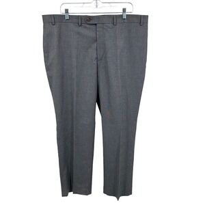 Ralph Lauren Plaid Dress Pants Mens 40x30 Gray Glen Plaid Formal Trousers Preppy